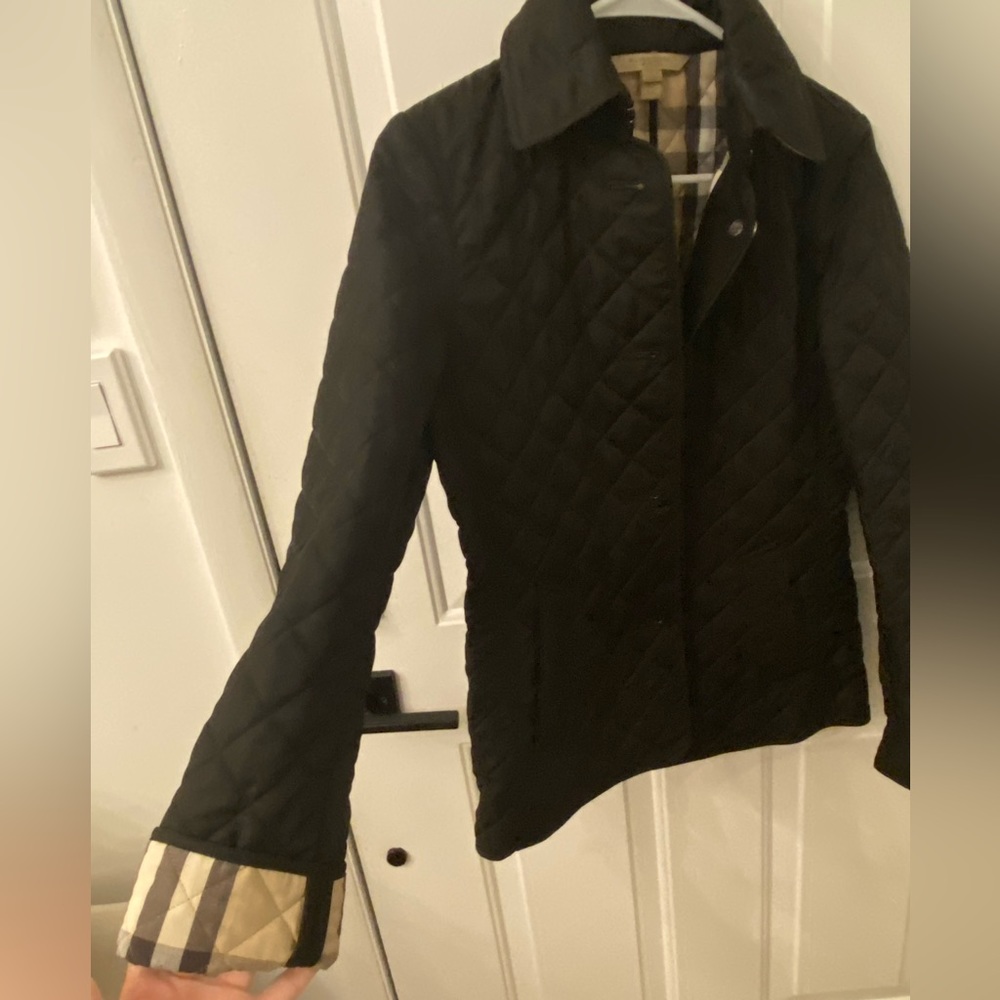 Black Burberry jacket